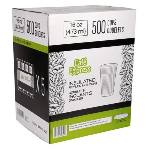 Brown Ripple 16-oz Hot Cups